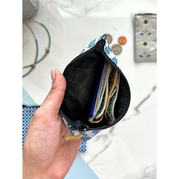 Chic Evil Eye Coin Purse, Small Zipper Pouch - Picture 5 of 5